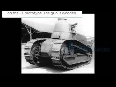 Military Tanks of World War I