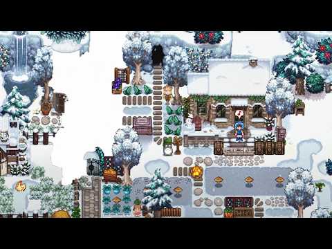winter stardew valley chill music for studying (w/ambience)