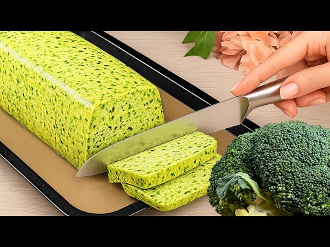 Healthy broccoli bread in 5 minutes!  Grandma's secret recipe!
