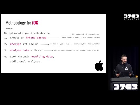 37C3 -  Einführung in Smartphone Malware Forensik