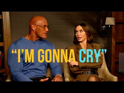 Dwayne Johnson & Emily Blunt On Transformation, Relationships, and stepping out of your comfort zone