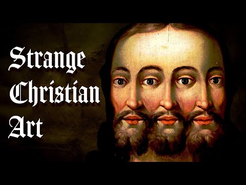 Three Headed Jesus | Strange Christian Art