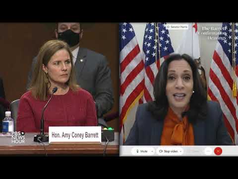 WATCH: Sen. Kamala Harris questions Supreme Court nominee Amy Coney Barrett