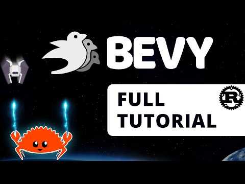 Rust Bevy Full Tutorial - Game Development with Rust - Git Code Updated to Bevy v0.14 !!!