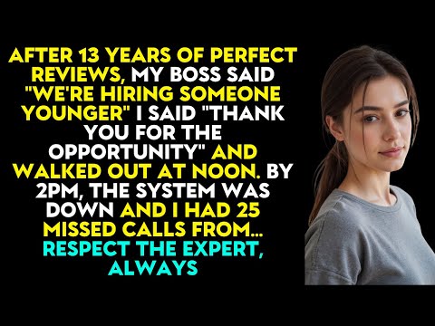 They Fired Me for Being 'Too Old' – By 2PM, Chaos Erupted