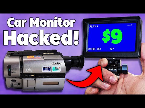 Want a SUPER CHEAP Monitor for retro cameras? DIY!