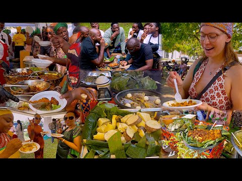 Beautiful Scene😍Ghana Biggest AfroGastro Food Party Festival Returns Diasporans Enjoy Authentic Food