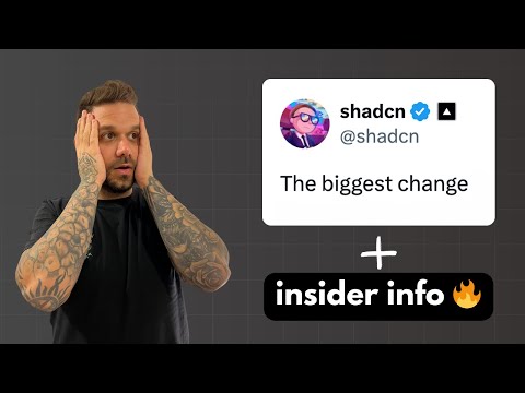 Shadcn’s New Feature Will Blow Your Mind! (+ Insider Info 🔥)