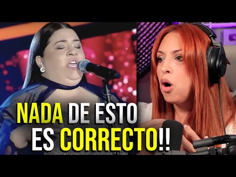 DESTROZA CANCIÓN y el JURADO la FELICITA! BASTA de REIRSE del PÚBLICO |  Vocal Coach Analiza