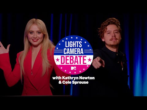Lights, Camera, Debate w/ Cole Sprouse & Kathryn Newton | MTV