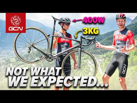 World's Best Climber + 3kg Bike = Alpe d’Huez KOM?