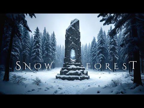 SNOW FOREST | Ethereal Winter Ambient Music - Beautiful Meditative Winter Fantasy Ambient Soundscape
