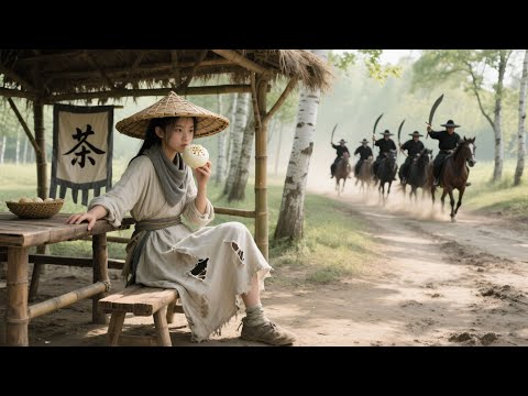 Kung Fu Movie! The girl eating buns on the street is a peerless master, instantly kills 10 bullies!