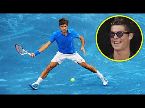 The Day Federer Used Magic on Blue Clay! (Even Cristiano Ronaldo was Impressed)