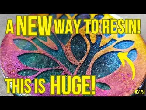 279. Taking Resin Art Into A NEW DEPTH With HAIRSPRAY!