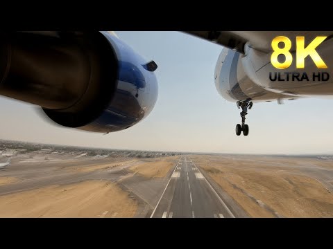A320 landing gear camera view | Take off