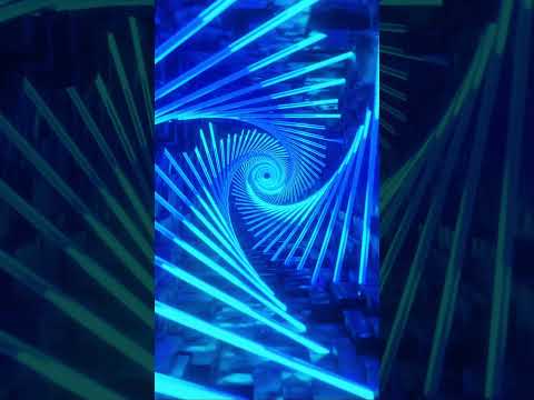 #Shorts #Abstract #Background Video 4k Screensaver TV 10 h VJ #LOOP NEON Blue Visuals Triangle