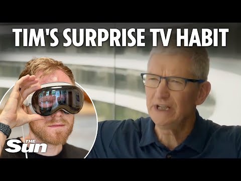 Tim Cook’s HUGE Vision Pro revelation as he admits he's ditched TV for headset to watch top show