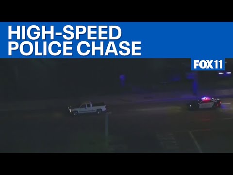 Police chase possibly armed driver in Orange County