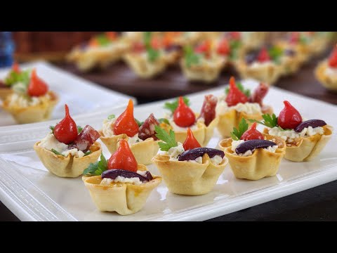 BASKETS WITH PASTRY DOUGH FOR CHRISTMAS! EASY, DELICIOUS AND WITHOUT FRYING!