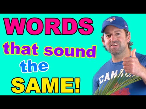 English Words That Sound The Same But Have Different Meanings