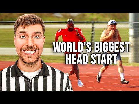 Fastest Man vs. Average Person for $100,000 (ft. MrBeast)