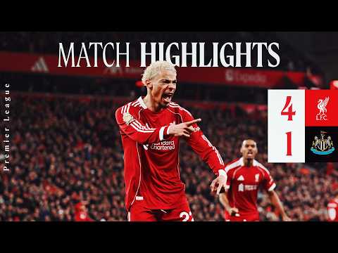 Highlights: Liverpool 4-1 Newcastle | Ektike, Wirtz & Konate Goals!