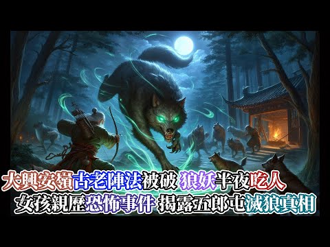 【東北民俗靈異】大興安嶺恐怖經歷：深山古井中，半仙佈下的白虎陣法被迫，狼妖化成人形，半夜偷襲村民復仇…女孩的到來，揭開了五郎屯滅狼血案真相…|神秘傳說|靈異故事|懸疑驚悚|真實靈異