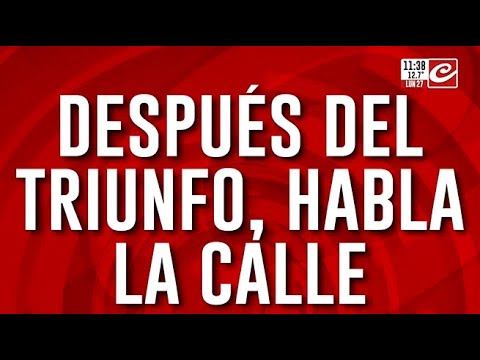 ¿Qué piensa la gente del abrumador triunfo de La Libertad Avanza?