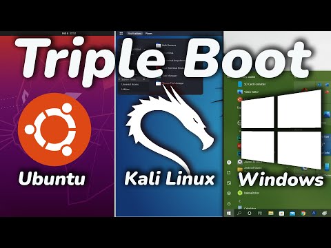 How To TRIPLE Boot Ubuntu, Kali Linux And Windows 10/11  [ 2022 ]