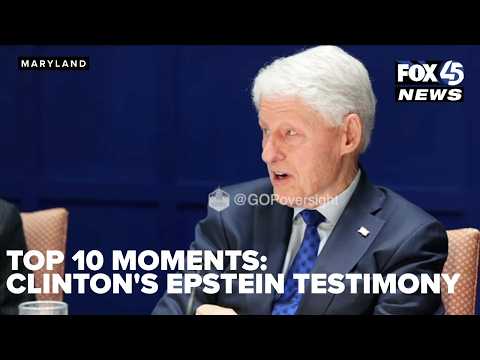 10 must-see moments from Bill Clinton's testimony on Epstein