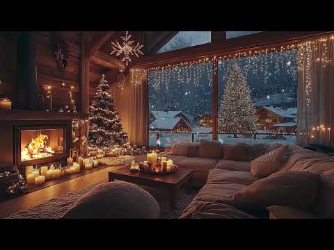 Yearβs End Warmth at Home 2025 | Soft Piano and Fireplace Sounds for Peaceful Rest