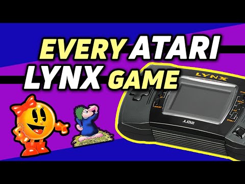 Atari Lynx (1989) Library | Trying all 71 Games