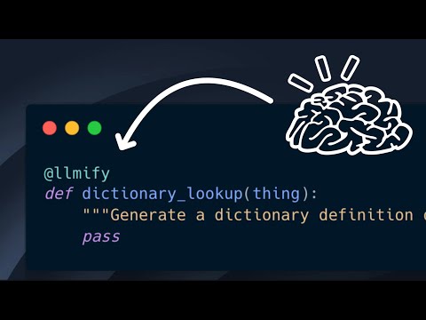 Building an LLM shortcut for Python