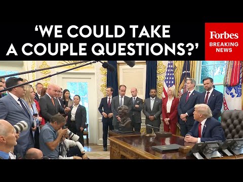 BREAKING NEWS: Trump Takes Multiple Questions From Reporters After Signing TikTok Deal Exec Order