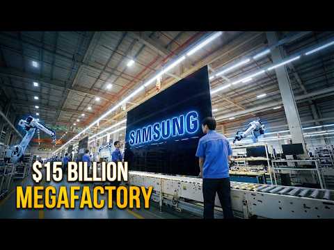 Inside Samsung’s 100 Inch TV – How Massive Screens Are Built Using $15B Technology (Full Process)