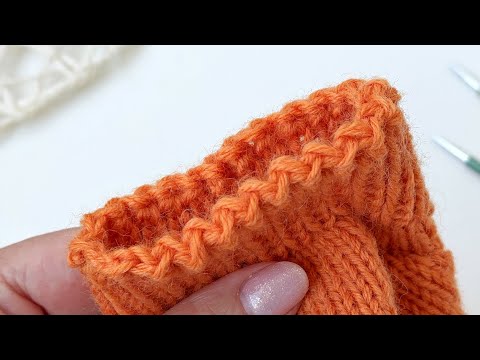 Best way to close elastic loops/Ideal edge for sleeves, neckline, hem