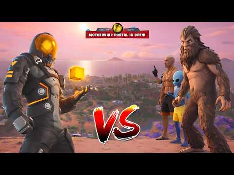 DARK VOYAGER VS ALL BOSSES CHALLENGE IN FORTNITE (Chapter 7 Season 1)