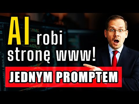 🔥 Strona z AI JEDNYM PROMPTEM?! Nie Uwierzysz, Jak To Działa!