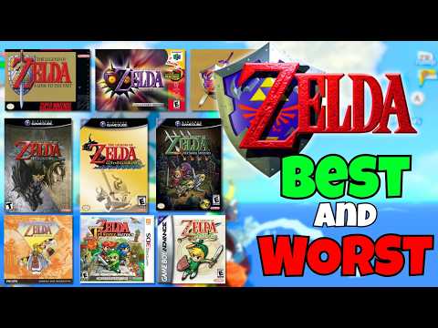 The Best and Worst Zelda Games!