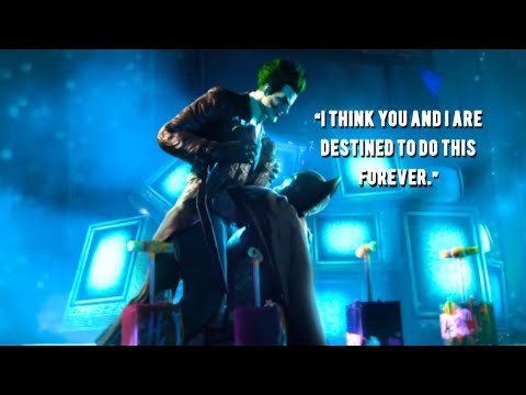 Joker being fruity towards Batman for 18 minutes