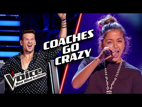 CRAZIEST Coach REACTIONS Ever on The Voice!