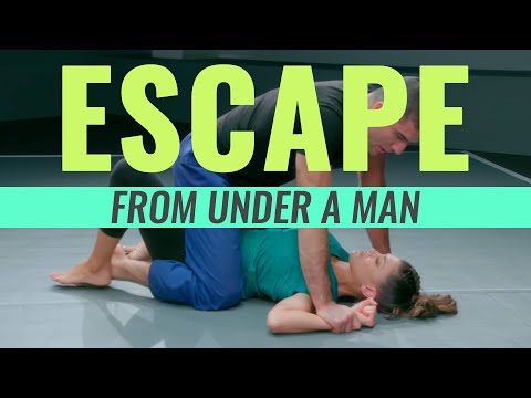 Women's Self-defense Technique - Man Pinning Both Wrists in Mount Position