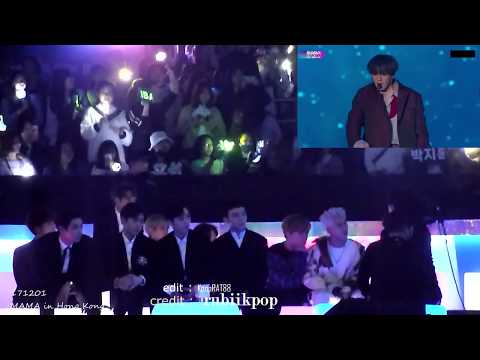 171201 EXO(엑소) reaction to GOT7(갓세븐) DAY6(데이식스) - You Are & Never Ever(Rock Ver) @MAMA