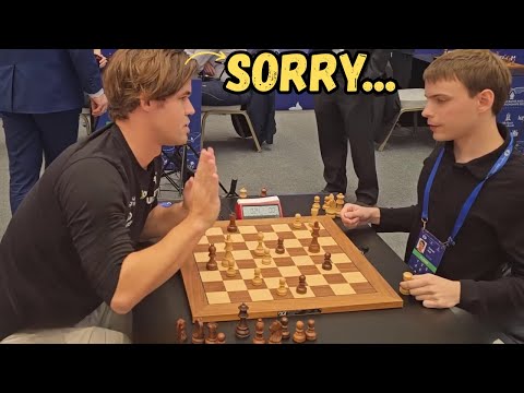 When Magnus Carlsen Apologized To His Opponent Immediately After The Game