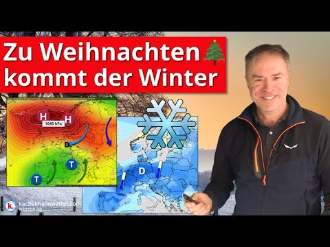 Cold, but not icy, northeasterly flow – upper-level low brings regional chances of snow at Christmas