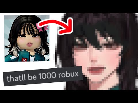 DRAWING PEOPLE IN ROBLOX.....