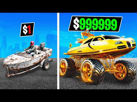 $1 to $1,000,000 Bugatti Boat Car