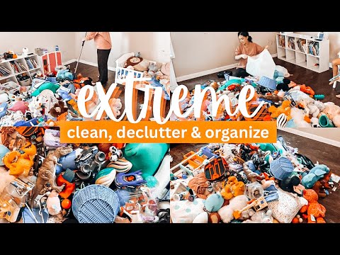 Extreme Clean Declutter & Organize 2025 | Big Mess | Clutter Cleaning Motivation | Clean With Me!