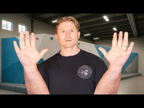 World's Largest hands try climbing...